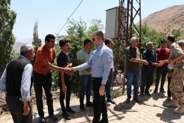 Kaymakam Yelek taziye ziyaretinde bulundu