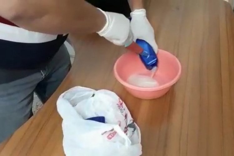 Şampuan kutusundan bakın ne &ccedil;ıktı?