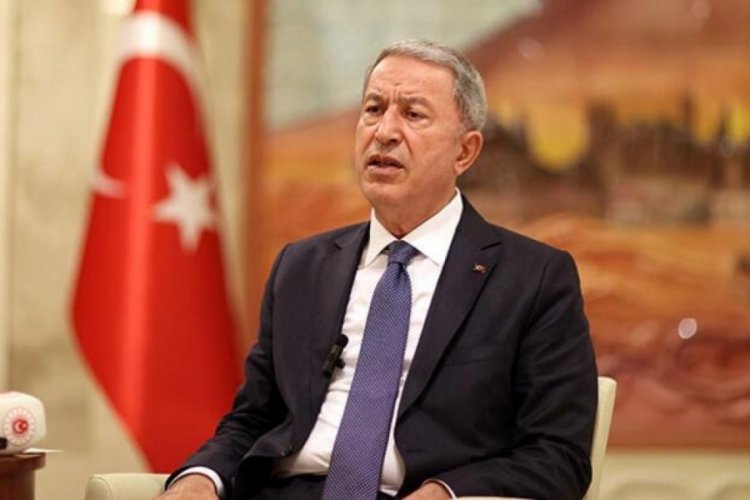 Bakan Akar tahıl koridoru a&ccedil;ıklaması yaptı
