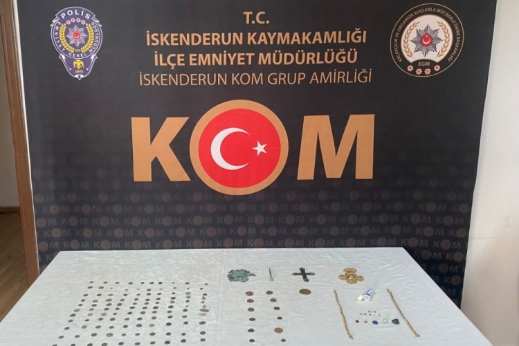 145 adet tarihi eser ele ge&ccedil;irildi
