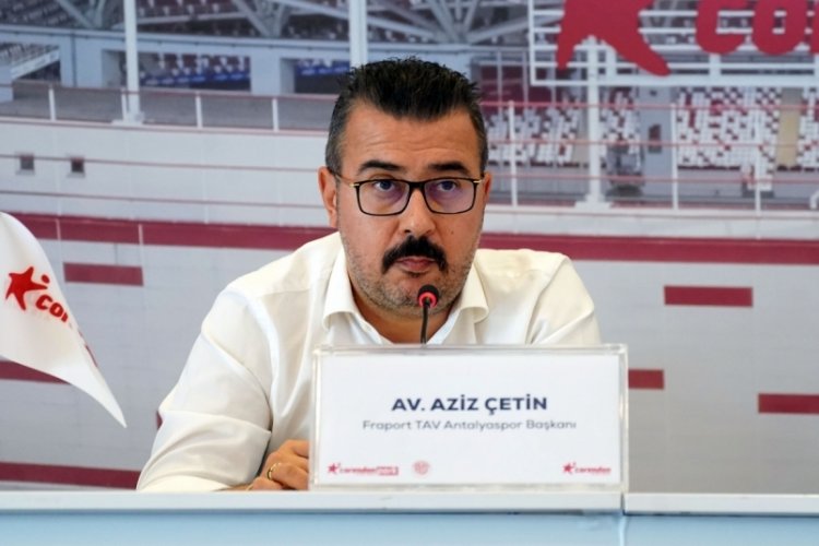 Aziz &Ccedil;etin: Hedefimiz s&uuml;rekli ilk 5 i&ccedil;inde yer almak