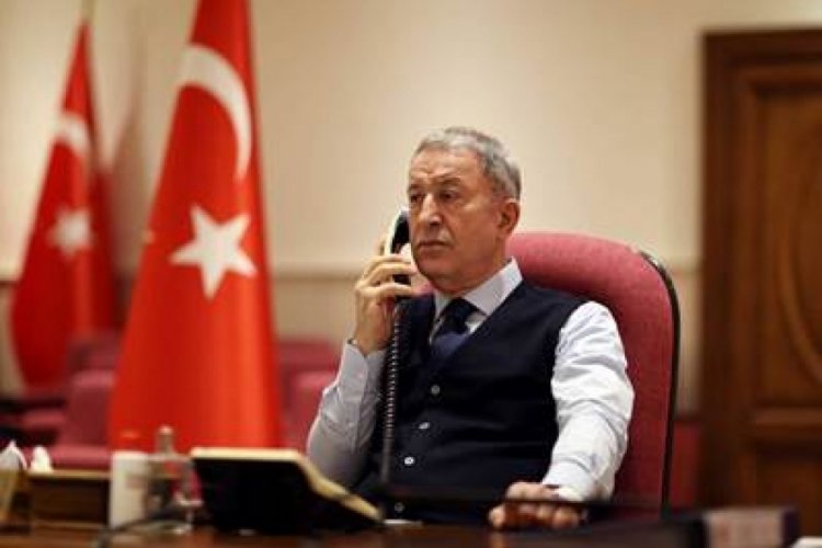 Savunma Bakanı Hulusi Akar Ukraynalı mevkidaşıyla g&ouml;r&uuml;şt&uuml;