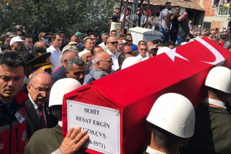 Şehit Reşat Ergin, son yolculuğuna uğurlandı