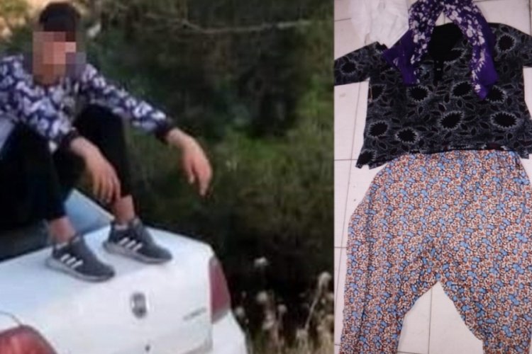Kadın kıyafetleriyle hırsızlık i&ccedil;in girdiği evde yakalandı