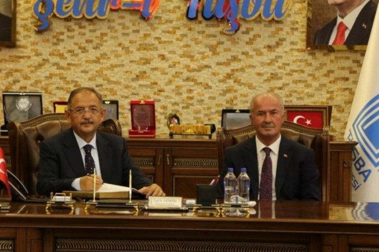 &Ouml;zhaseki'den Başkan Akman'a ziyaret