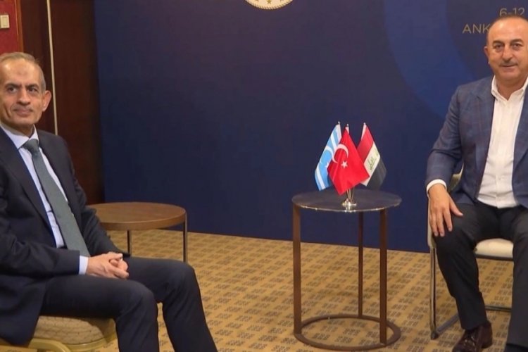 Mevl&uuml;t &Ccedil;avuşoğlu, Irak T&uuml;rkmen Cephesi Başkanı ile g&ouml;r&uuml;şt&uuml;
