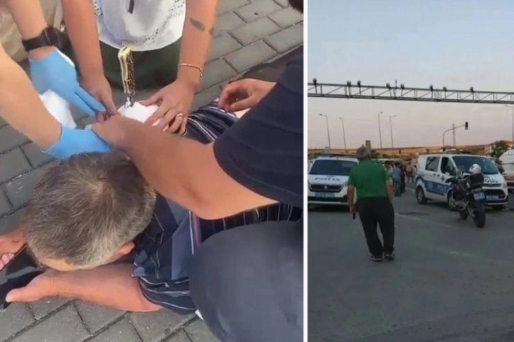 Bı&ccedil;ak ve beyzbol sopalı 'yol verme kavgası'