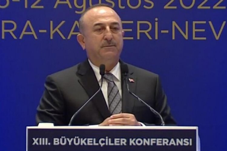Bakan &Ccedil;avuşoğlu 13. B&uuml;y&uuml;kel&ccedil;iler Konferansı'nda konuştu
