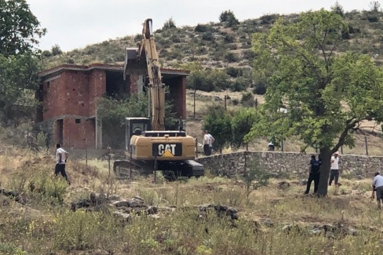 Bursa'da Yenişehir'de yıkımlara tepki