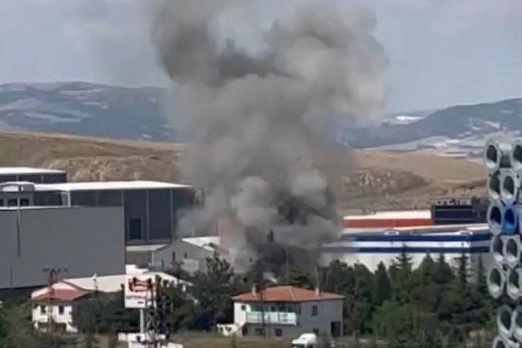 Ankara'da bir fabrikada patlama meydana geldi