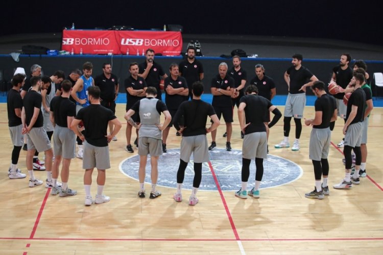 A Milli Erkek Basketbol Takımı'nın Bormio kampı sona erdi