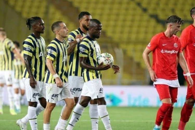 Fenerbah&ccedil;e 3-3 &Uuml;mraniyespor berabere kaldı