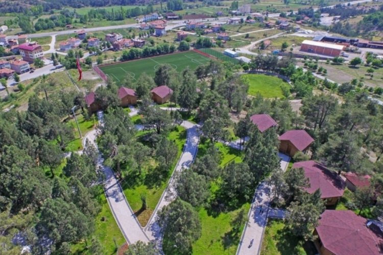 Bursa Harmancık'taki kamp ve karavan alanına ilgi yoğun
