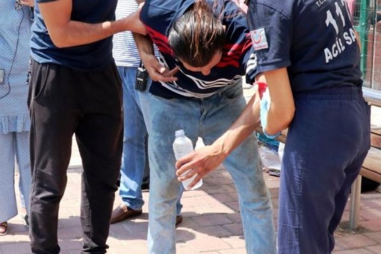 Bı&ccedil;aklandığını 1 saat sonra fark etti