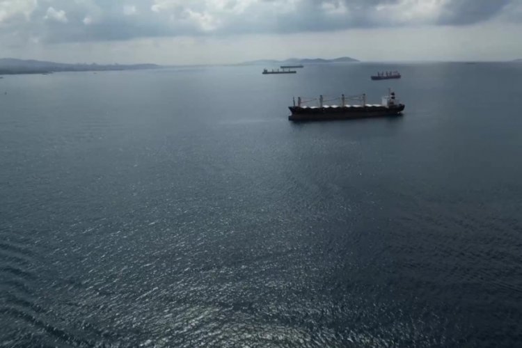 Tahıl koridorundan y&uuml;k alacak gemilerin denetimi Ahırkapı'da ger&ccedil;ekleştirildi