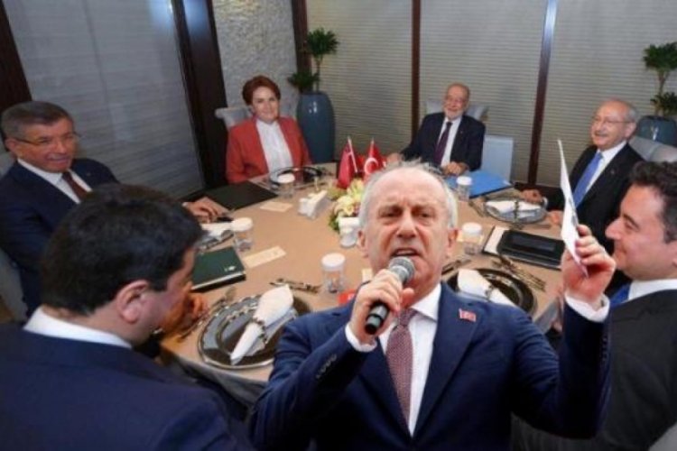 Muharrem İnce'den 6'lı masaya tepki: Biri &ccedil;ıkıp da ben bu Erdoğan'ı yenerim diyemiyor