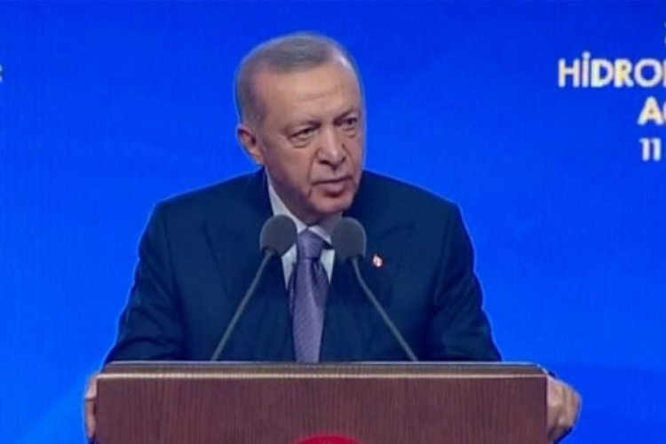 Cumhurbaşkanı Erdoğan hidroelektrik santrallerinin a&ccedil;ışında konuştu