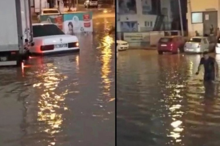 Sinop'ta etkili olan sağanak yağış nedeniyle zor anlar yaşandı