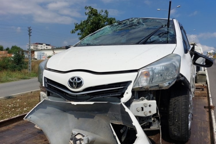 Samsun'da korkutan kaza: 2 yaralı