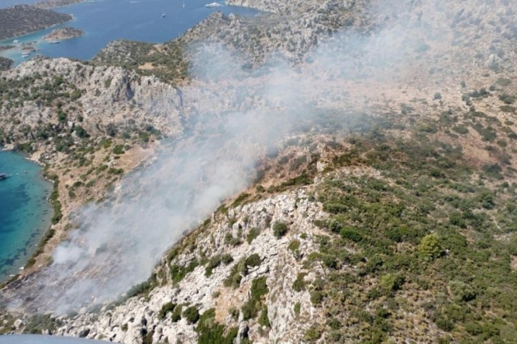 Marmaris'te yangını &ccedil;ıkaran &ccedil;obana g&ouml;zaltı