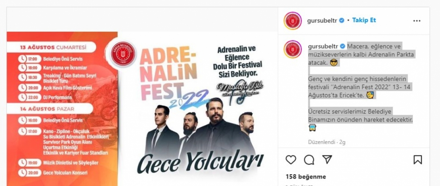 Bursa'da pazar g&uuml;n&uuml; "Gece Yolcuları" r&uuml;zgarı esecek