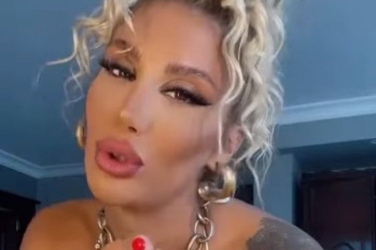 İrem Derici'den sahne &ouml;ncesi mini şov
