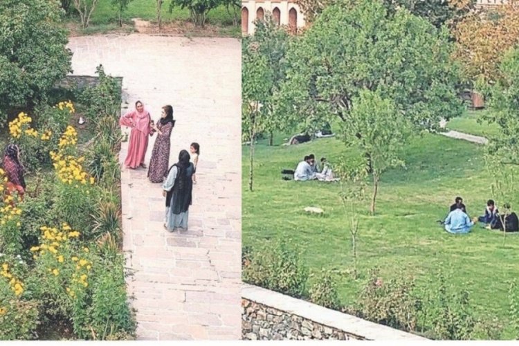Afganistan'da Bab&uuml;r Bah&ccedil;eleri kadınlar ve erkekler i&ccedil;in ikiye b&ouml;l&uuml;nd&uuml;