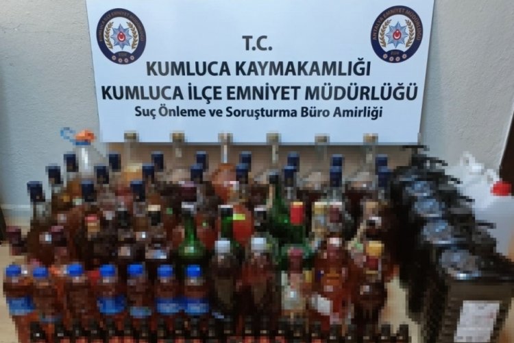 İnternet kafe ka&ccedil;ak alkol deposu &ccedil;ıktı