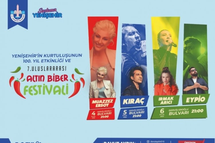 Bursa Yenişehir'de festival ve kurtuluş coşkusu