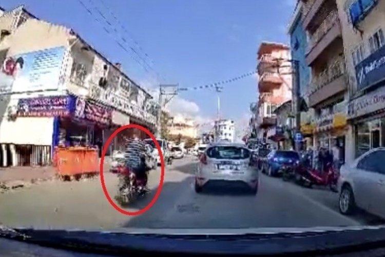 Bursa'da motosiklet kazası
