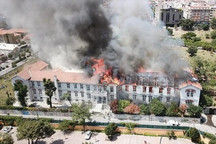 Balıklı Rum Hastanesi'ndeki yangının itfaiye raporu