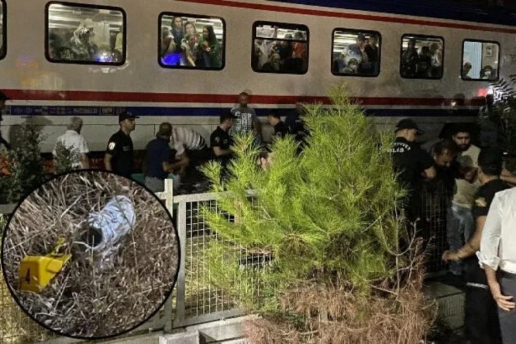 Raylardan yolun karşısına ge&ccedil;mek istedi!