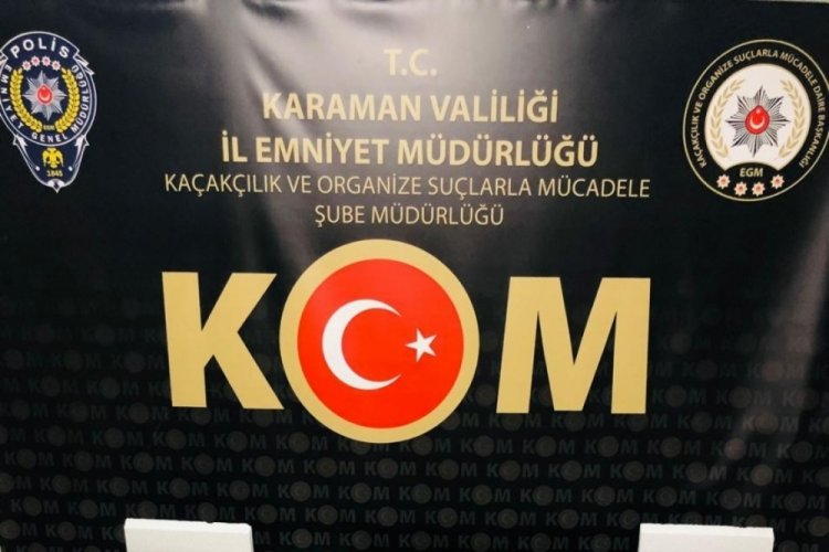 Karaman'da silah ka&ccedil;ak&ccedil;ılığından 1 kişi tutuklandı