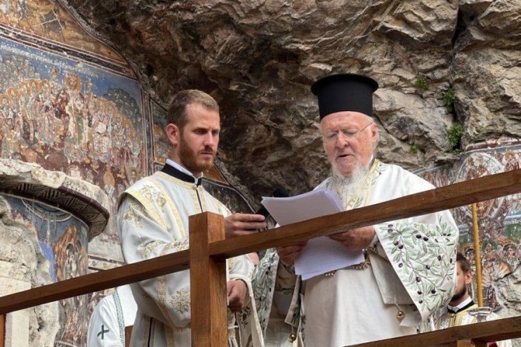 Fener Rum Patriği Bartholomeos, ayin i&ccedil;in Trabzon'da