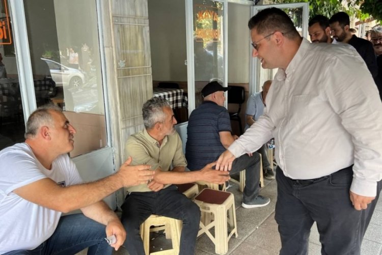 DEVA Partisi Bursa İl Başkanlığı'ndan Gemlik'te esnaf ziyareti