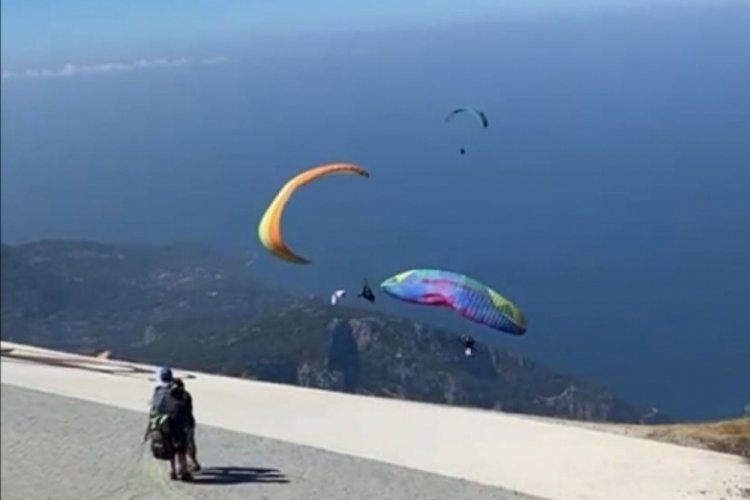 Muğla Fethiye'de paraş&uuml;tler birbirine dolaştı: 4 kişi yaralandı