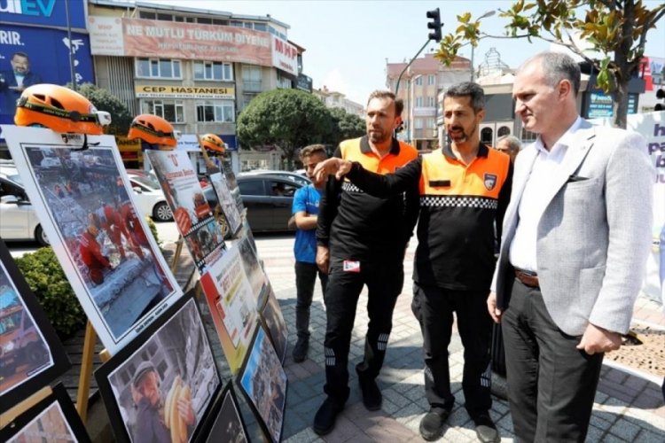 17 Ağustos'un yıl d&ouml;n&uuml;m&uuml;nde Bursa İneg&ouml;l'de "Afet" sergisi d&uuml;zenlendi