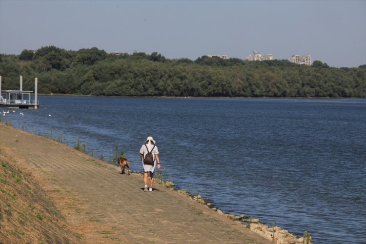 Tuna Nehri'nin su seviyesi d&uuml;şt&uuml;