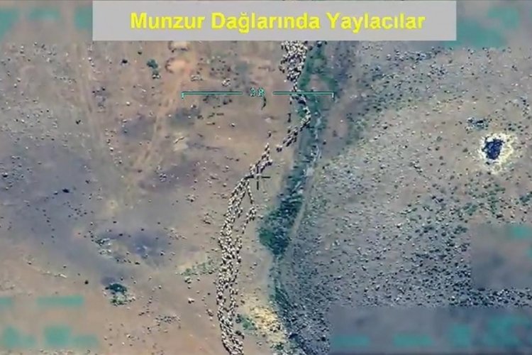 Bakan Soylu, Munzur'daki İHA g&ouml;r&uuml;nt&uuml;lerini paylaştı