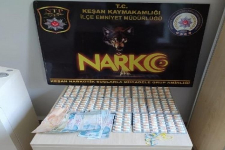 Yapılan aramada 280 sentetik ecza ele ge&ccedil;irildi