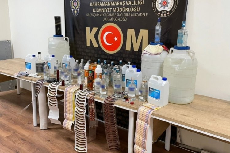 Sahte alkol operasyonu yapıldı