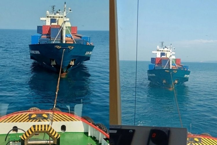 İstanbul Boğaz'ında gemi arızalandı