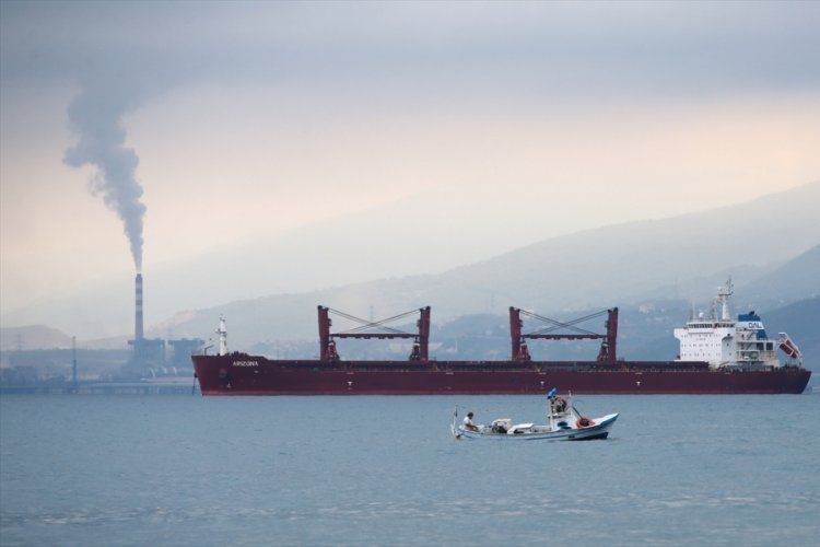 Mısır y&uuml;kl&uuml; gemi İskenderun K&ouml;rfezi'ne ulaştı
