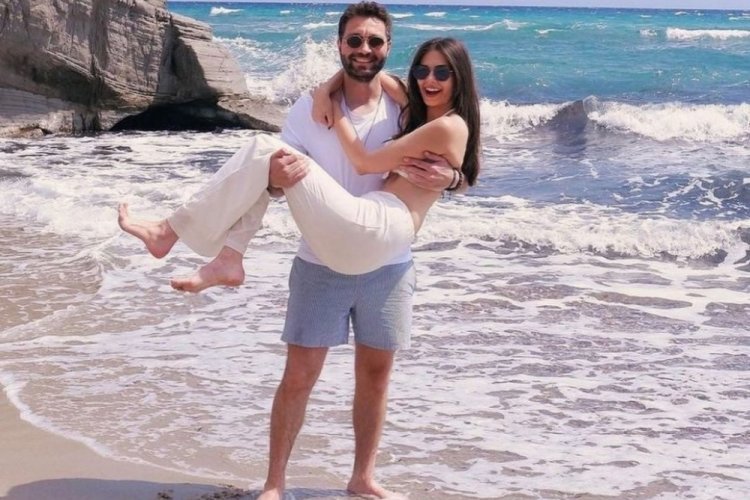 Defne Samyeli'nin kızı Deren Talu aşk tatilinde