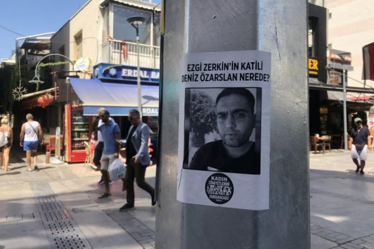 Ezgi'nin cinayet ş&uuml;phelisinin bulunması i&ccedil;in ilan bastırıp, sokaklara astılar