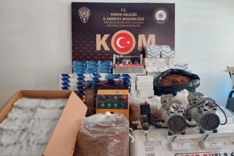 Konya'da ka&ccedil;ak&ccedil;ılara operasyon d&uuml;zenlendi
