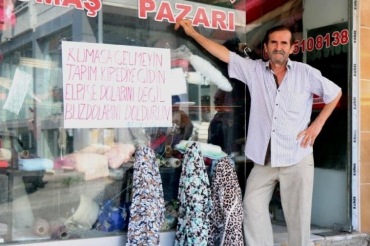 Esnafın cama astığı yazı işlerinin a&ccedil;ılmasını sağladı