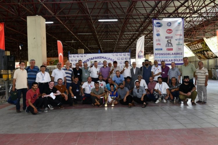 Bursa Mustafakemalpaşa'da d&uuml;zenlenen Dama şampiyonası tamamlandı