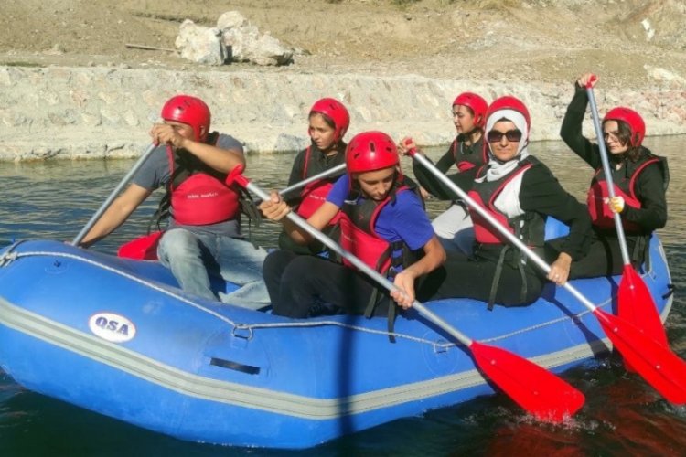 Yozgat'ta Bozok yaylasında rafting heyecanı