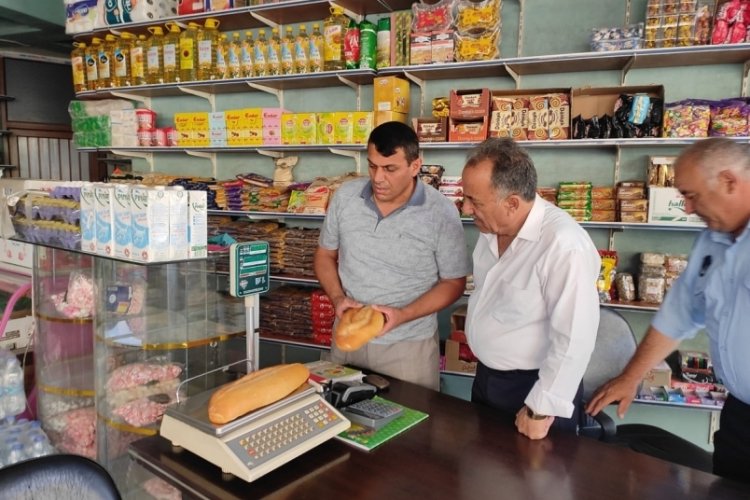 Hakkari'de ekmek ve etiket denetimi yapıldı